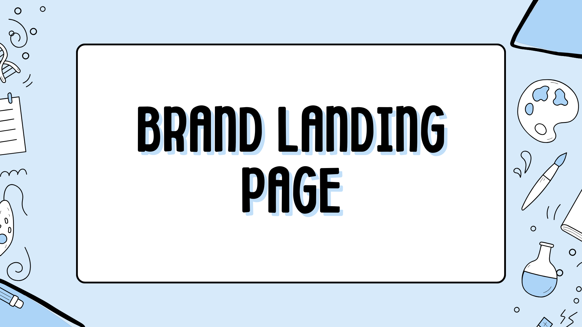 landing page